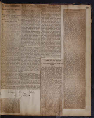 1882 Scrapbook of Newspaper Clippings Vo 1 062